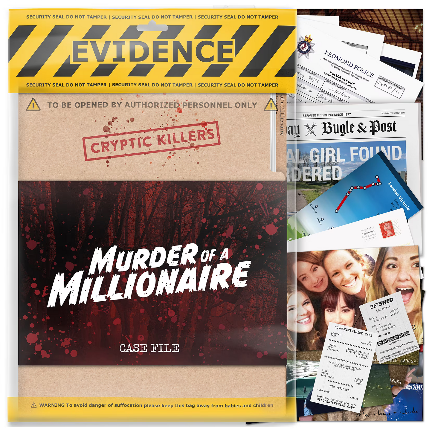 CASE #5 - MURDER OF A MILLIONAIRE